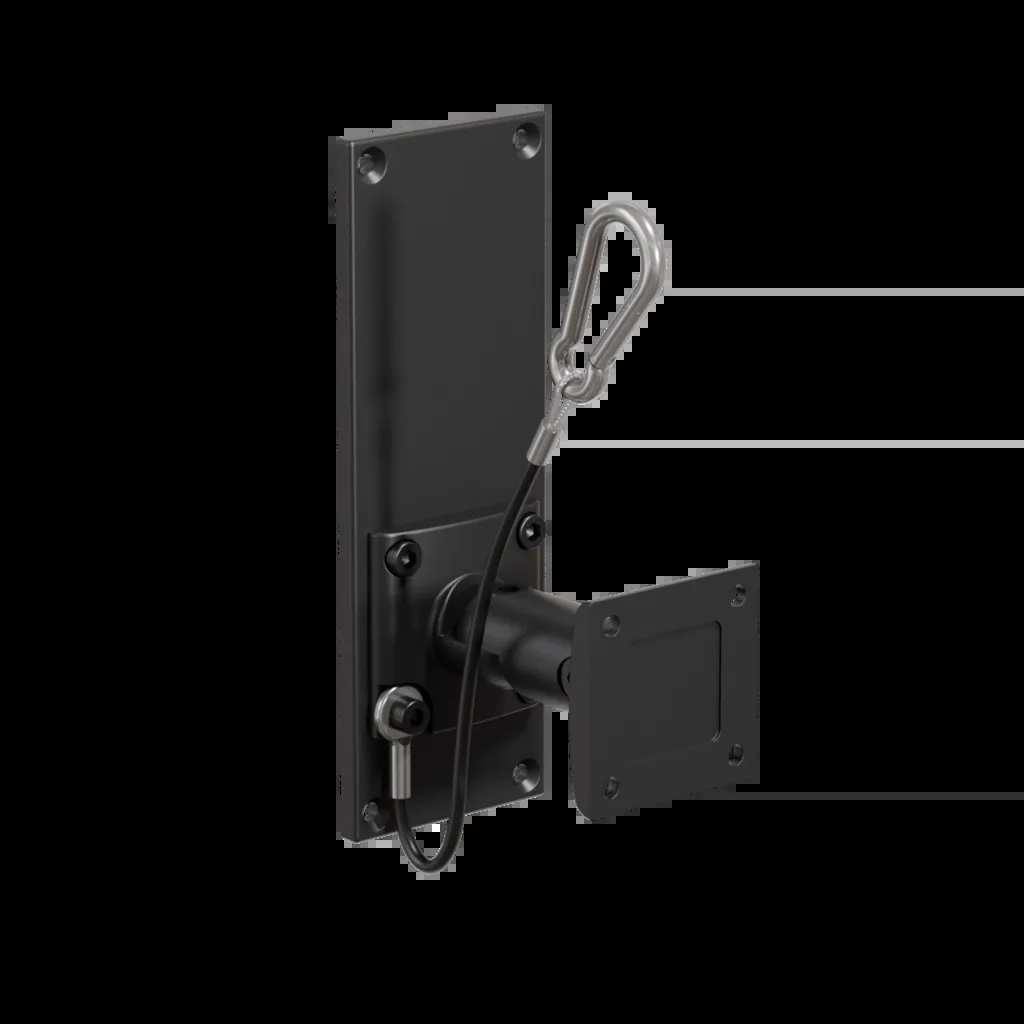 AUDAC - MBK500/B - Two-way revolving mounting bracket Black version