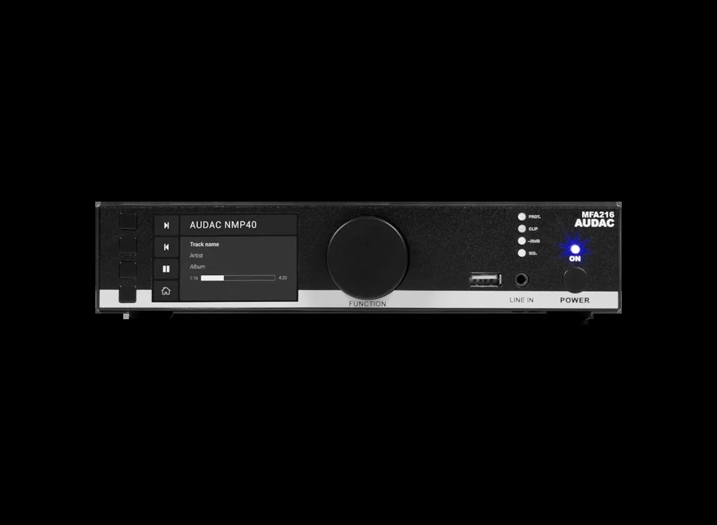 AUDAC MFA216 — All-in-One Audio Solution 2×80W