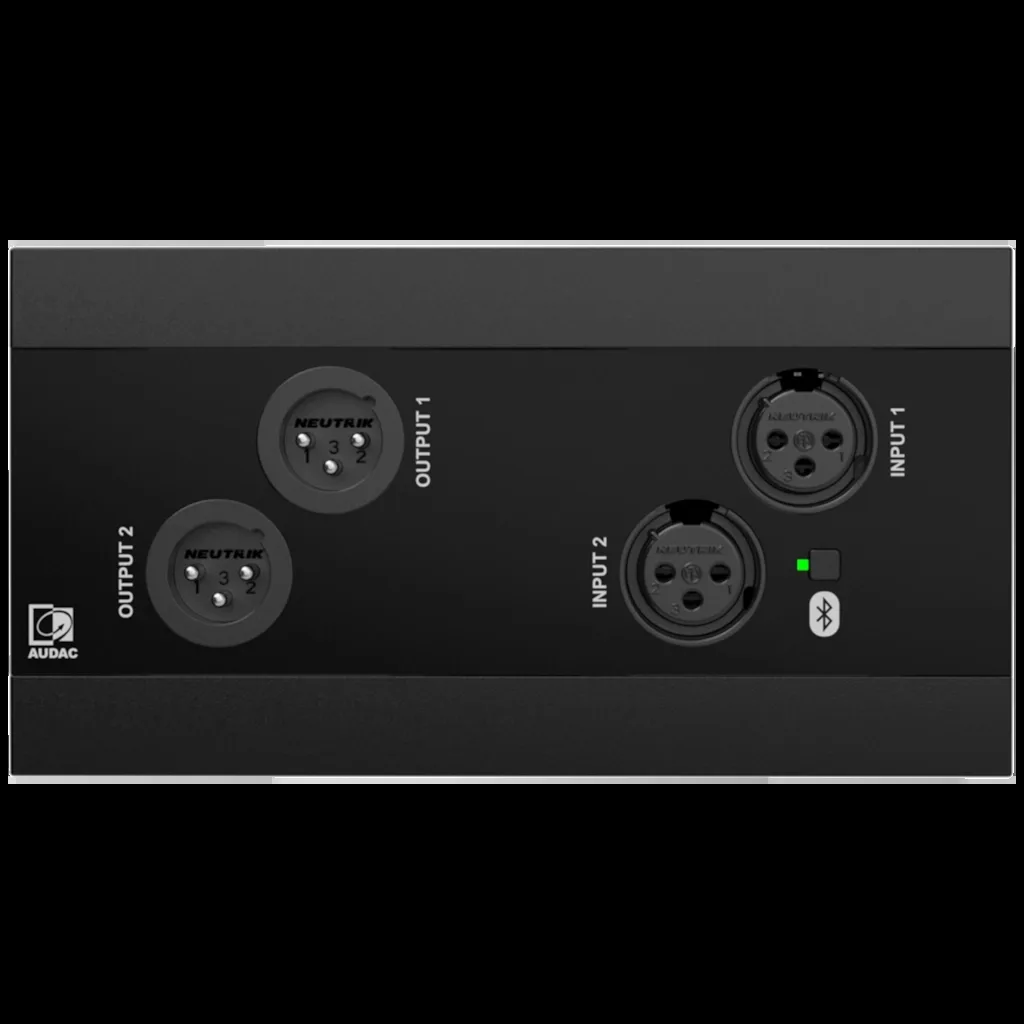 AUDAC NWP222/B — Network Wall Panel Black version