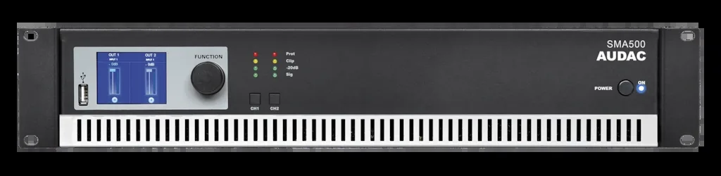 AUDAC SMA500 — 2-Channel Power Amplifier 2×500W