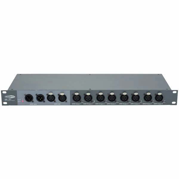 DMX Booster 1 IN 8 OUT DMX SPLITTER 8 CH