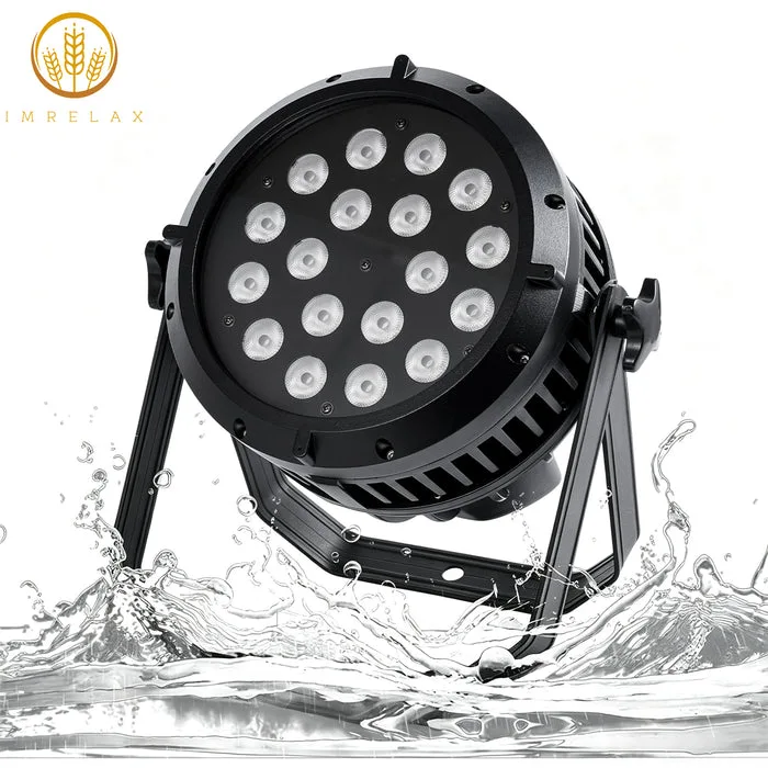 Waterproof 18 LED Par Light (RGBW 4in1)